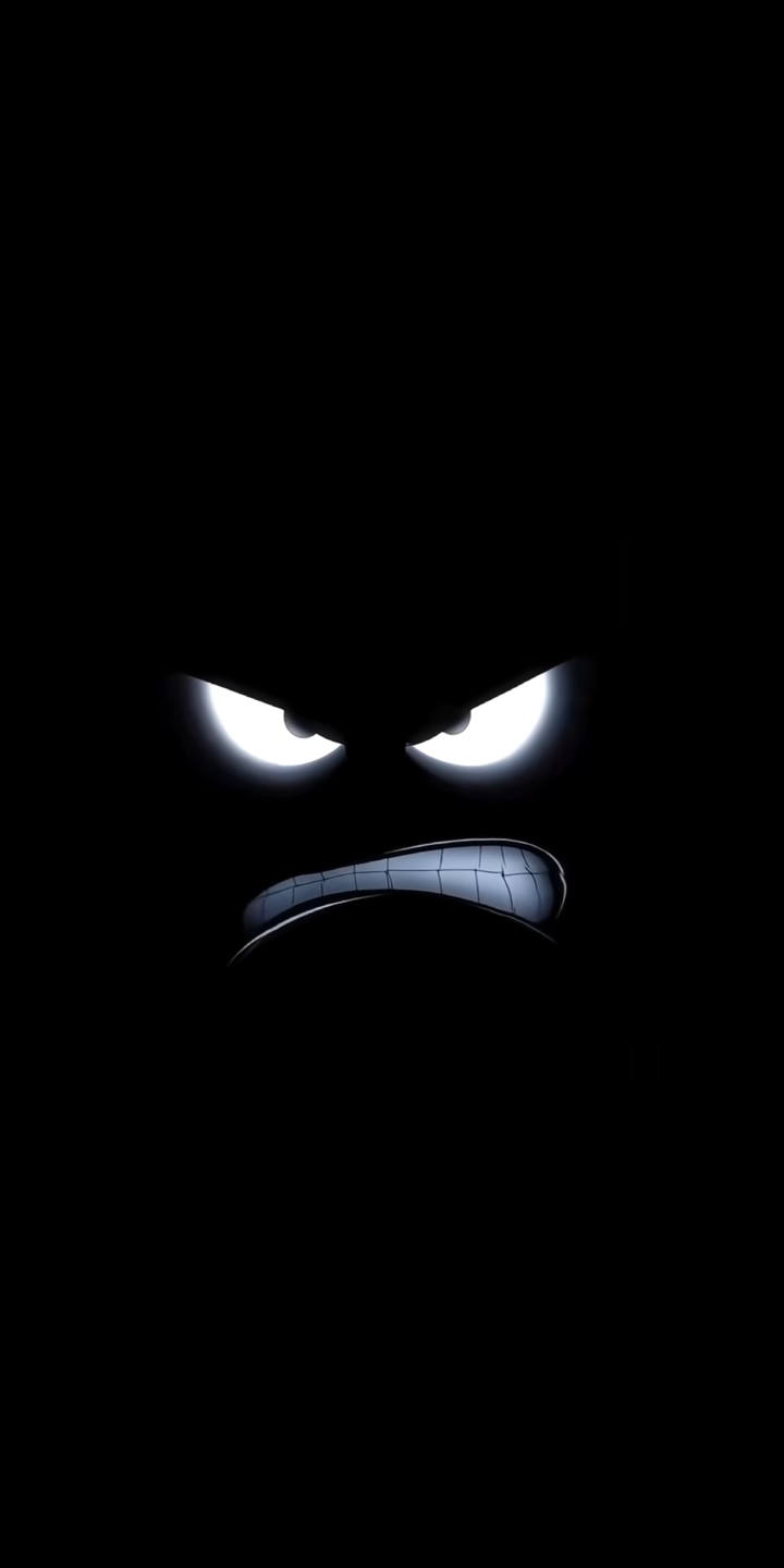 Dark Angry Face Minimal Wallpaper – Savage Attitude HD Background