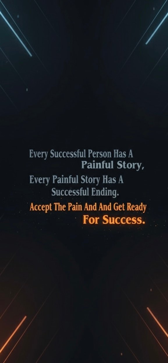 Pain to Success Motivation Wallpaper – Inspirational Quote HD Wallpaper