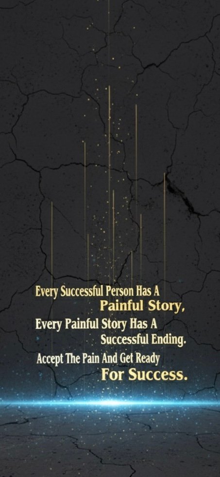 Pain to Success Motivation Wallpaper – Inspirational Quote HD Wallpaper