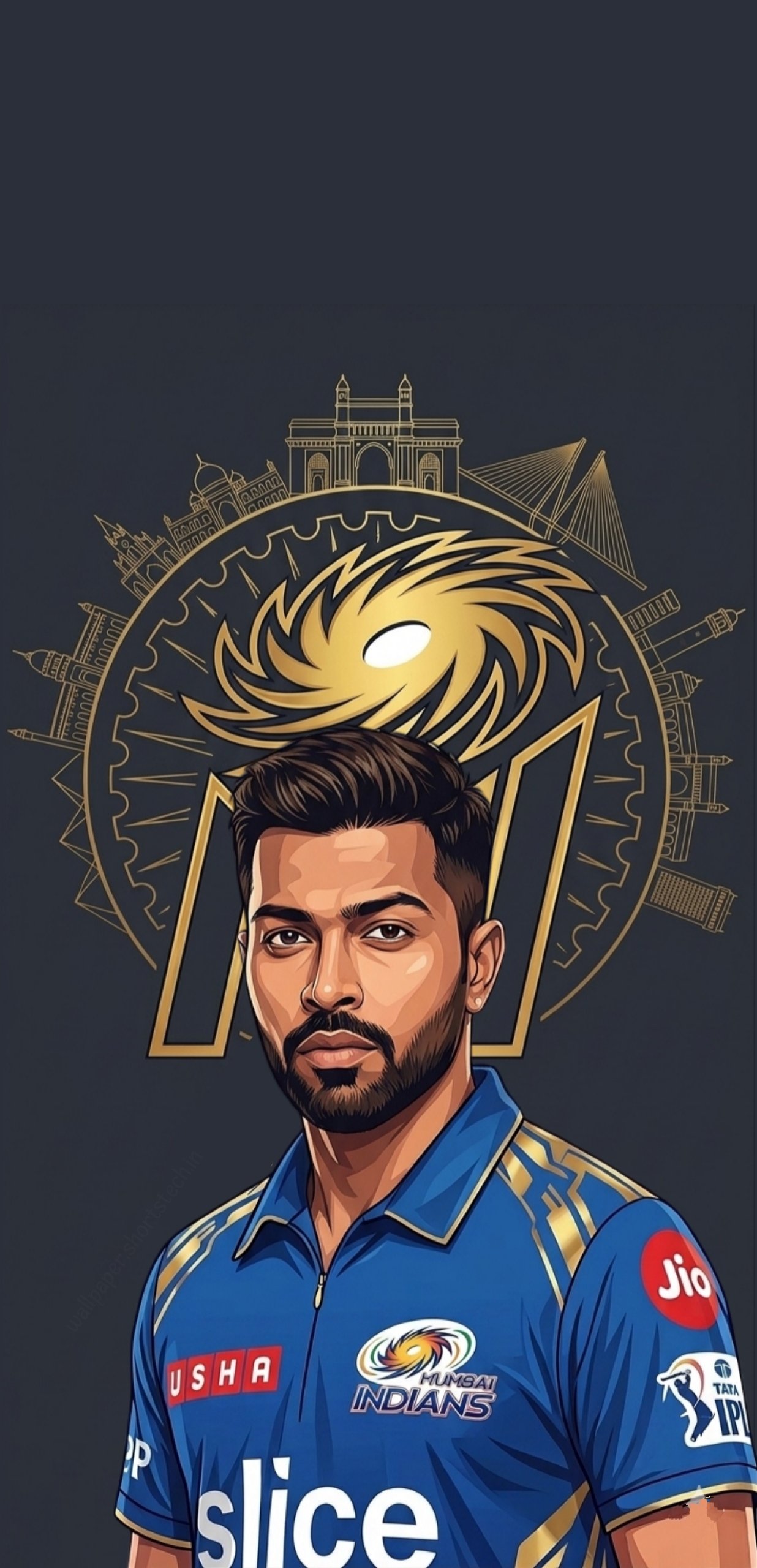 Hardik Pandya 4K Wallpaper For Smart Phone