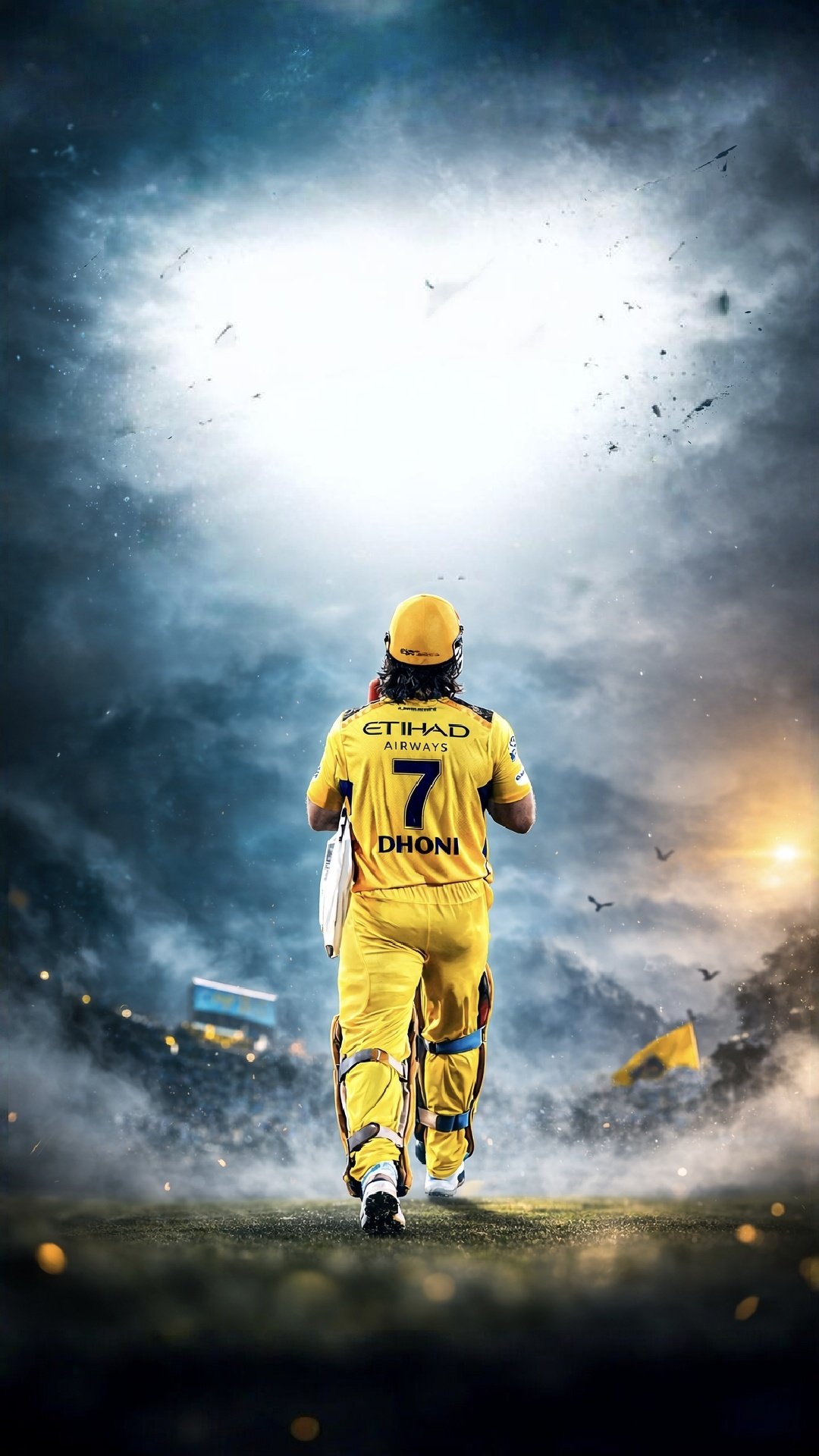 MS Dhoni 4K Wallpaper For Smart Phone