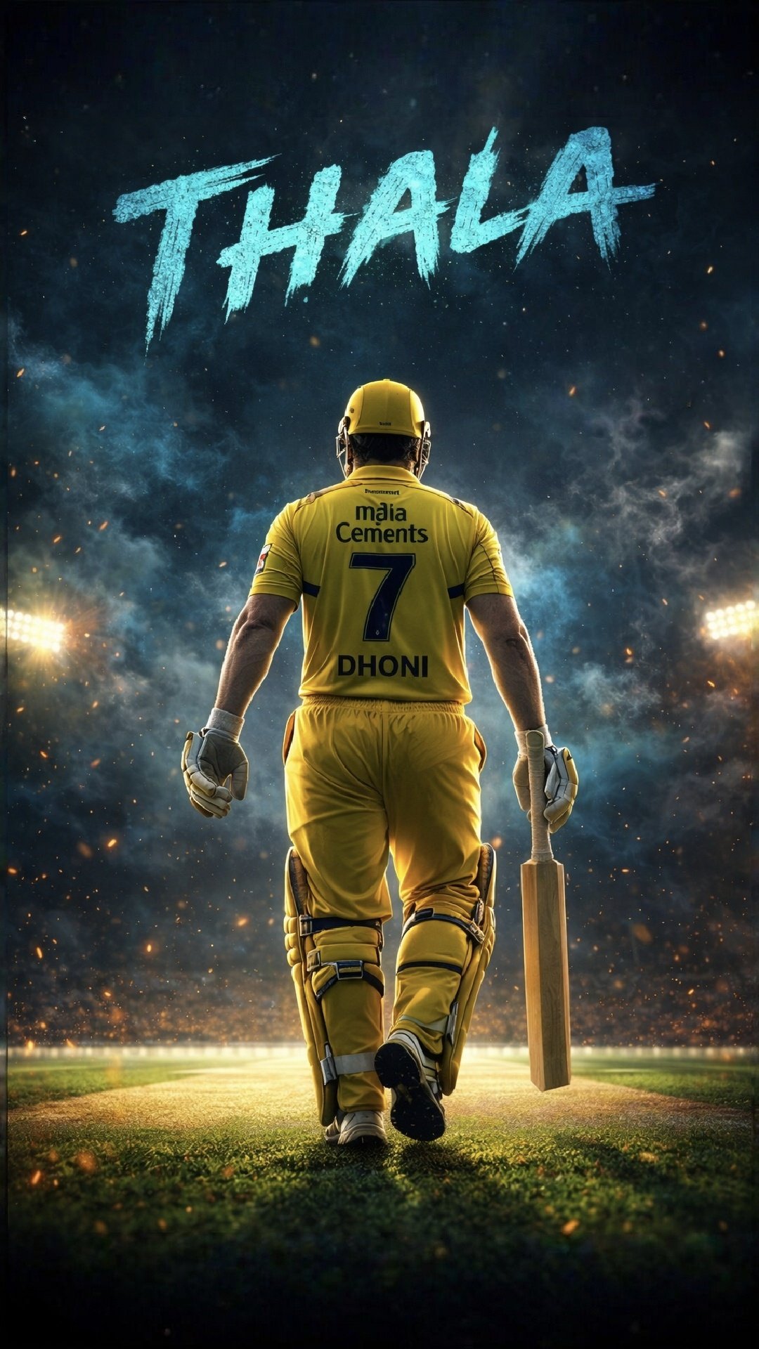 Thala MS Dhoni 4K Wallpaper For Smart Phone